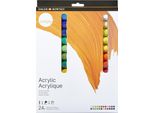 Daler Rowney Simply Set Di Colori Acrilici 24 X 12 Ml