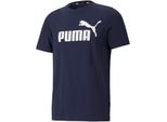 Puma Logo Ess Tee Maglietta, Peacoat, Uomo Articolo Assortito Puma Taglia: Xs,