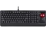 Tastiera Cablata Perixx PERIBOARD-522 Con Trackball, Layout Usa, Nero