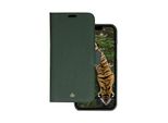 DBRAMANTE1928, Iphone 14 Plus Folio 2 In 1 Modello New York In Pelle Con Portacarte, Verde Scuro