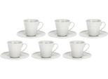 La Porcellana Bianca Set 6 Tazze Da Caffè Con Piattino 80 Ml P004300015Z