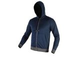 Neo Tools Felpa In Pile Da Uomo Con Cappuccio E Zip Blu Navy - Felpa Da Uomo Con Cappuccio E Zip A Tutta Lunghezza - Taglia Xl