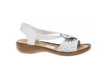 Sandali Donna Rieker 60880-80 Weiss 38