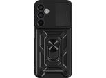 Mayaxess, Custodia Protettiva Per Samsung Galaxy A15, Cover Fotocamera Con Supporto Ad Anello, Nero