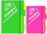 Quaderno A Schede A4 100K Griglia Linea Neon Astra