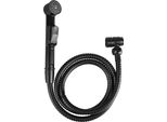 Cornat Set Doccia Lavabo, Flessibile 1,25 M, Nero