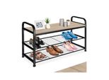 Tectake® Schuhregal, Industrial Style, Ablage Und 2 Gitterablagen, 91 X 36 X 55 Cm