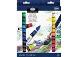 Royal & Langnickel Set Di Colori Acrilici Essenziali, 24 X 12 Ml