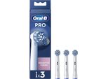 Oral-B Pro Sensitive Clean 3 Pezzi Bianco