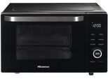 Hisense H30MOBS10HC Mikrowelle Schwarz Kombi-Mikrowellenherd Kochfeld 30 L 1000 W