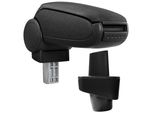 [Bracciolo Centrale, Perfetto Per Renault Clio Iii Dal 2005 (3 Porte, 5 Porte E Grandtour) - Bracciolo Con Vano Portaoggetti - Imbottito - Tessuto - Nero