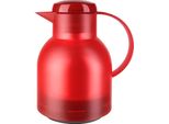 Emsa 504232 Caraffa A Vuoto Samba - 1,0 Litri, Rosso-Trasparente