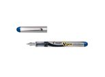 Portapenna Pilot V-Pen Silver Larghezza Pennino: 0,4 Mm Blu