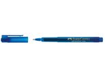 Faber-Castell 155451 Fineliner Broadpen 1554 - 0,8 Mm, Blu (A Prova Di Documento)