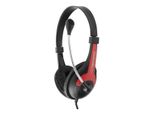 Cuffie Stereo Esperanza Con Microfono Gallo Rosso