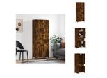 Vidaxl Credenza Rovere Fumé 69,5X34X180 Cm Materiale A Base Di Legno - Credenze