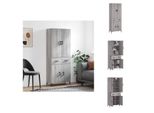 Vidaxl Credenza Grigio Sonoma 69,5X34X180 Cm Materiale A Base Di Legno - Credenze