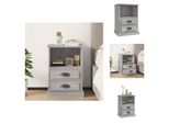 Vidaxl Comodino Grigio Sonoma 43X36X60 Cm - Comodini
