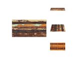 Vidaxl Piano Da Tavolo Rettangolare 60X120 Cm 25-27 Mm In Legno Massello Di Recupero - Piani Da Tavolo