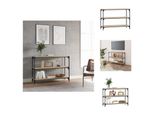 Vidaxl Libreria Rovere Sonoma 100X33X70,5 Cm Materiale A Base Di Legno E Acciaio - Librerie E Scaffalature