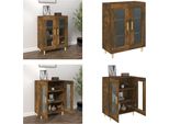 Vidaxl Credenza In Rovere Affumicato 69,5X34X90 Cm In Legno - Credenza - Credenza - Credenza - Credenza - Credenza