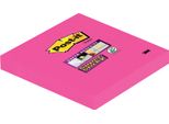Post-It 654-6SS-PNK Post-It Notes Super Sticky Notes, 76 X 76 Mm, Rosa