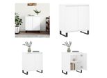 Vidaxl Credenza Bianca 60X35X70 Cm Materiale A Base Di Legno - Credenza - Credenze - Cassettiera - Credenza