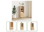 The Living Store Credenza Sonoma Rovere 40X36X110 Cm Materiale Legno