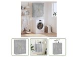 The Living Store Armadio A Muro Grigio Cemento 69,5X34X90 Cm Materiale Legno