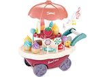 Set Pasticceria Gelateria Carrello Ciambelle Gelateria Giocattolo