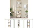The Living Store Libreria Rovere Sonoma 50X33X188,5 Cm Materiale In Legno