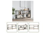 The Living Store Tavolo Consolle Rovere Sonoma 150X29X76,5 Cm Materiale A Base Di Legno