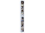 Scaff. Std. Bigol Rovere Bianco / Miele A. 180 X L. 21 X P. 20 Cm