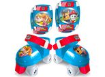 Nickelodeon Paw Patrol Rollerblades Con Protezione Blu Taglia 23-27