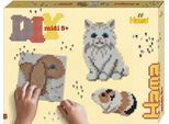 Hama Iron On Beads 3160 Hama Iron On Beads Midi "Pets"", Confezione Regalo"