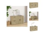 Vidaxl Credenza Rovere Sonoma 100X33X59,5 Cm Materiale Legno - Credenze