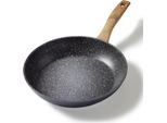 Stoneline® Padella 28 Cm | Senza Coperchio - Aspetto Legno