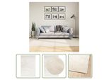 The Living Store Tappeto Oviedo A Pelo Corto Beige 160X230 Cm