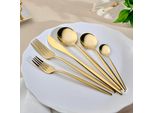 Karaca Orion Gold 12-Personen 84-Teiliges Besteckset Besteck Set Essbesteck