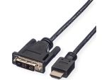 Roline 11.04.5516 Cavo Video Adattatore 1,5 M Hdmi Tipo A (Standard) DVI-D Nero