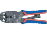 Knipex 97 51 12 97 51 12 D1 Pinza A Crimpare Per Spine Modulari (Spine Occidentali) RJ10, RJ11, RJ12, RJ45
