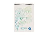 Herlitz 50033560 Herlitz Spiralnotizblock A7 50 Bl Kariert Greenline Ginkgo