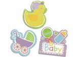 Amscan - Decorazione, Baby Shower - Gomma SG15028 (Taglia Unica) (Colorato)