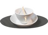 Tovaglietta Ovale Krumble - Tovagliette - Sottobicchieri - 32 X 45 Cm - Grigio
