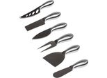 Krumble Set Di Coltelli Da Formaggio 6 Pezzi In Acciaio Inox In Scatola - Set Di Coltelli Da Formaggio Per Tutti I Tipi Di Formaggio - Acciaio