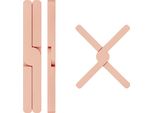 Sottopentola Krumble - Sottopentola Pieghevole In Silicone - Portapentole - Pentole E Padelle - Accessori Per Pentole - Lavabile In Lavastoviglie - Antiscivolo - Pieghevole - Resistente Al Calore - 22 Cm X 3,5 Cm (Lxw) - Rosa Chiaro