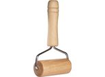Mattarello Krumble Con Manico - Pasta - Mattarello Di Legno - Cottura - Mattarello Bambino - Legno E Acciaio Inox