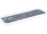 Quvio Vassoio Di Sgocciolamento - Lavastoviglie - Cestello Per Lavastoviglie Con Vassoio Di Sgocciolamento - Plastica - 9,5 X 30 X 3 Cm