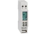 Interruttore A Relè Con Timer Settimanale, Digitale, Lcd, Ca 220-240 V, 16 A, Guida Din 17,5 Mm - 1 Modulo. - Legrand 003710.