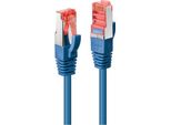 Lindy 47723 Cat6 S/Ftp Kabel, Blau, 10M Patchkabel